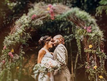 CASAMENTO AO AR LIVRE de Priscila e Raphael