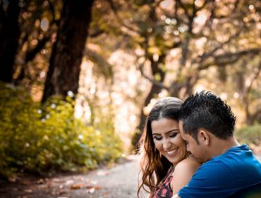 Pre-wedding de Ensaio Pré Wedding Amanda e Adalberto no Jardim Botânico de Jundiaí