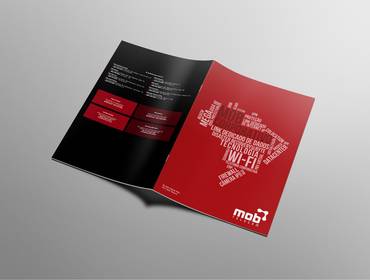 Comunicação visual de MOB TELECOM | FOLDER CORPORATIVO