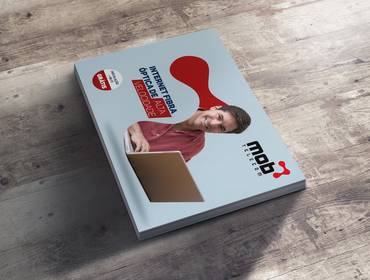 Comunicação visual de MOB TELECOM | FLYER PROMOCIONAL