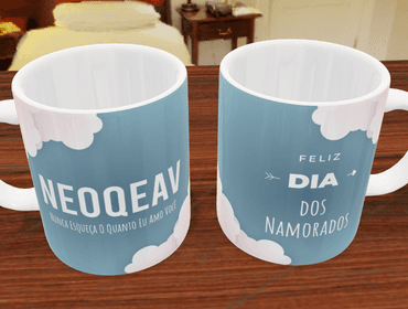 Caneca de Caneca do dia dos namorados 