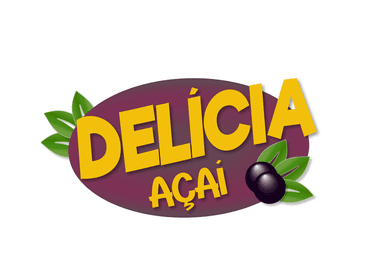 Logo de Logo Teste - Delícia Açaí
