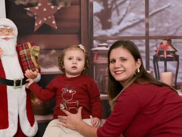 Sessões de Natal de Mayara e irmão