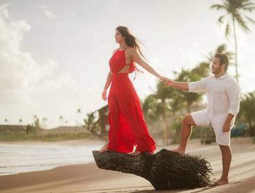 ENSAIOS de Itacimirim linha verde - Pré wedding  Camila & Caio 