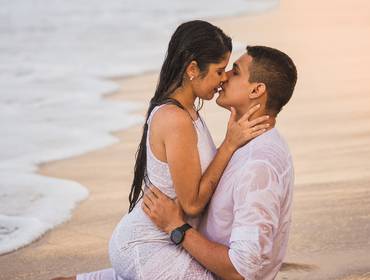 ENSAIOS de ENSAIO CASAL EM PRAIA NA BAHIA -  LUCAS & GESSIANE  / Linha verde -Bahia