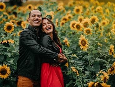 ENSAIOS de ENSAIO CASAL EM CRUZ DAS ALMAS-BA   - PALOMA & CADMIEL  - GIRASSÓIS