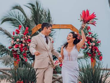 CASAMENTO de ELOPEMENT WEDDING - KALILA & JUNIOR-  EM ÍMBASSAI - LINHA VERDE - BAHIA
