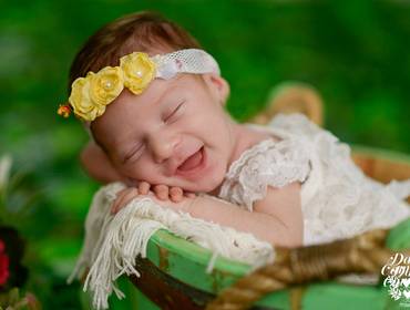 Newborn de a pequena Luiza