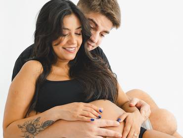 Estudio de Ensaio Gestante - Bia, Lucas e Carolina