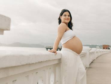 Gestante de Ensaio Gestante - Ponta da Praia