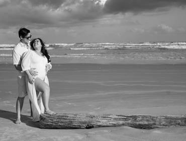 Gestante de Ensaio Gestante na Praia