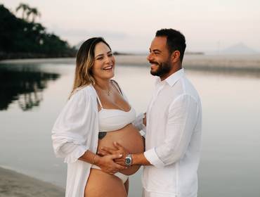 Gestante de Ensaio Gestante na Praia