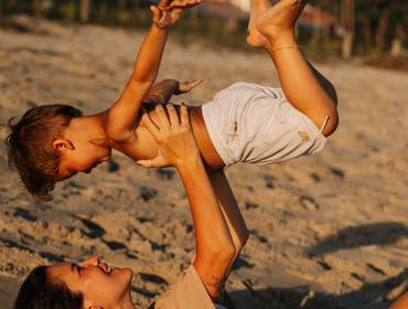 Família de Ensaio Familia na praia  Barra do Una