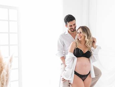 Gestante de Esperando Thomas