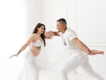 Gestante de Esperando Apollo