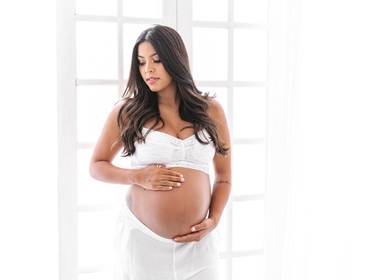 Gestante de Esperando Noah