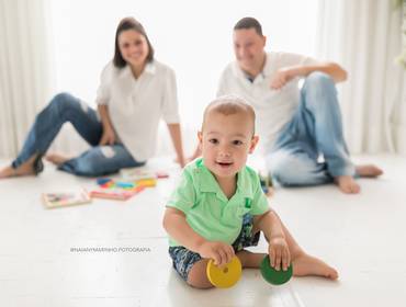 Sessão Família de Isaac - 1 ano e 7 meses - Sessão Família