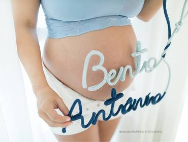 Gestante em Casa de Bento e Antônio vem aí...