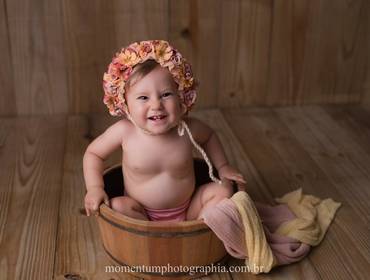 Ensaio do bebê de Rita