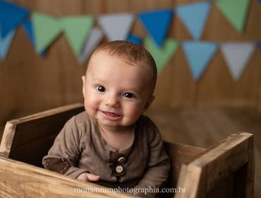 Ensaio do bebê de Daniel