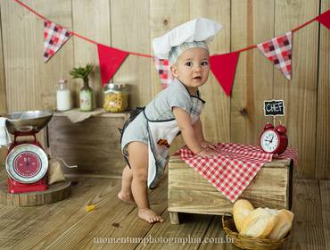 Ensaio do bebê de Antônio