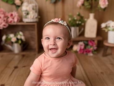 Ensaio do bebê de Luísa