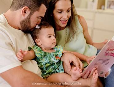 Ensaio de Família de Giovanna, Lidyane e Caio