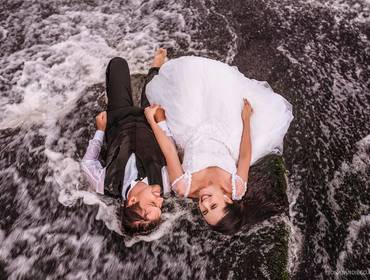 CASAMENTO de ALINE E CASSIO -TRASH THE DRESS 