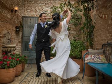 CASAMENTOS de Casamento Casinha Quintal - May e Flávio