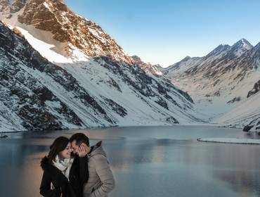 ENSAIOS de FLAVIA & MARCO - PRÉ WEDDING - CHILE - PORTILLO