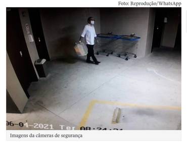 FOTOS: CHEGADA DE FIRMINO FILHO AO ELEVADOR de IMAGENS CAPTURADAS POR CÂMERAS DE SEGURANÇA MOSTRAM EX-PREFEITO PEGANDO ELEVADOR PARA O 14° ANDAR