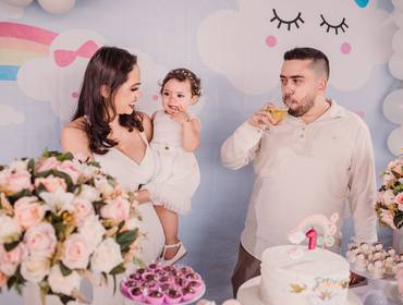 Batizado de Júlia - Batizado e Aniversário