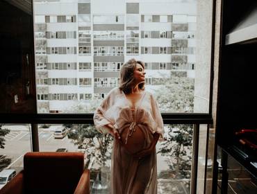 Gestante de Mamãe Charlene