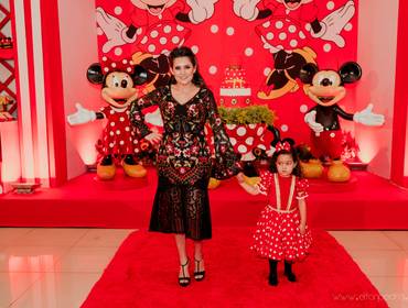 Família de Valentina - 03 Aninhos (Festa da Minnie)