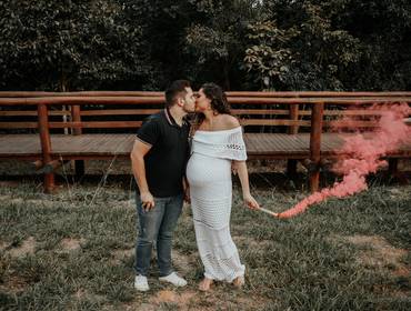 Gestante de Esperando a Luísa