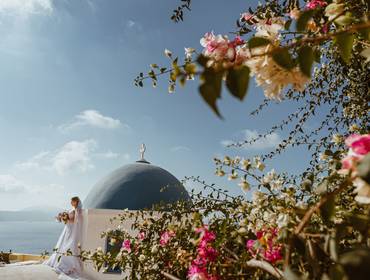 wedding - casamento na Grecia  of Flores em Santorini - Casamento na Grecia 