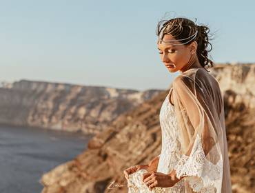 wedding - casamento na Grecia  of Ensaio renovação de votos em Santorini 