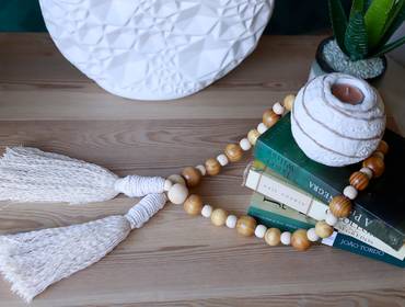 Macramé de Colar de Mesa