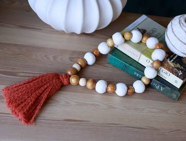 Macramé de Colar Decorativo