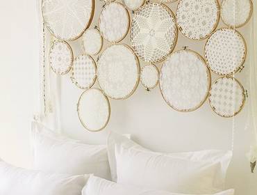 Macramé de Cabeceira de cama