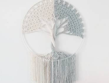 Macramé de Arvore da Vida