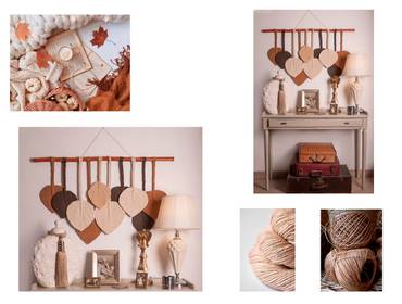 Macramé de   Referência: Outono