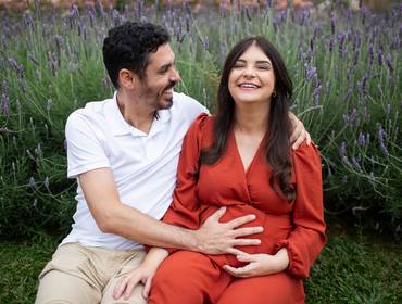 Ensaio gestante de Gabriela e Tiago