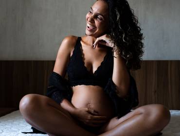 Gestante de Esperando Lucca