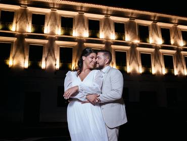 Ensaio Pré-casamento de Ensaio Pós-casamento no Forte do Castelo da Roberta & Antônio