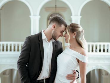 Ensaio Pré-casamento de Ensaio Pré-casamento no Palácio Antônio Lemos da Lohana & Marcelo