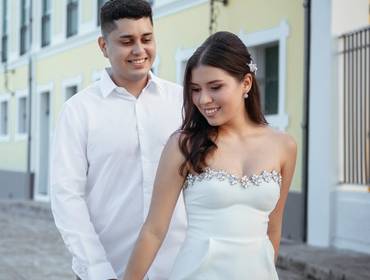 Ensaio Pré-casamento de Ensaio Pré-casamento no Forte do Castelo da Victória & Kelvyn