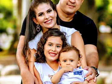 Ensaio de Família de Ensaio Infantil na Praça Batista Campos de Iago