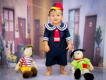 Ensaio Infantil de chaves e kico