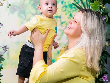 Ensaio Mãe e bebê de Camila e Bernardo